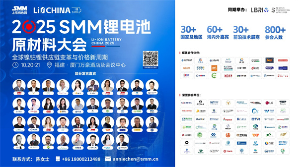 【全球鋰電精英集結(jié)廈門！】2025SMM鋰電池原材料大會(huì)重磅來襲：解碼鎳鈷鋰供應(yīng)鏈變革與價(jià)格新周期
