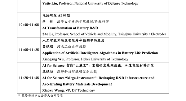 CIBF2026主論壇 | CIBF2026先進電池前沿技術研討會（第二輪通知）