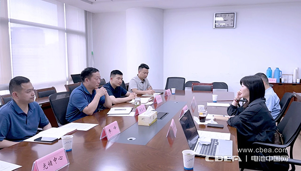 動力電池應用分會張雨一行到訪合肥市工信局