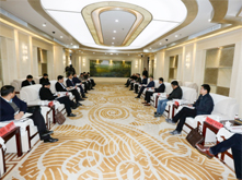 浙江省長興縣委書記呂志良、縣長周衛(wèi)兵新春走訪超威集團(tuán)助推開門紅
